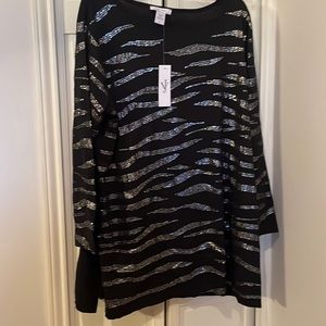Joan Vass Sequined tunic